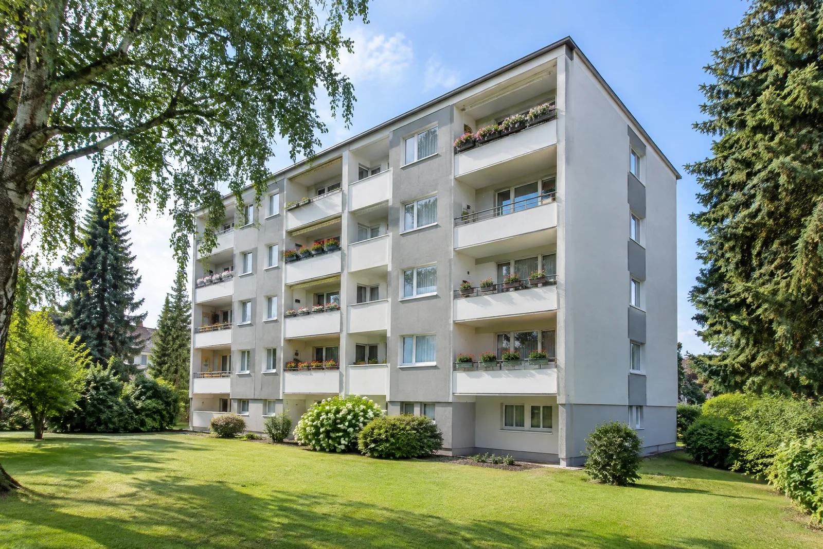 Etagenwohnung in Birkhagen Süd, Aussenansicht