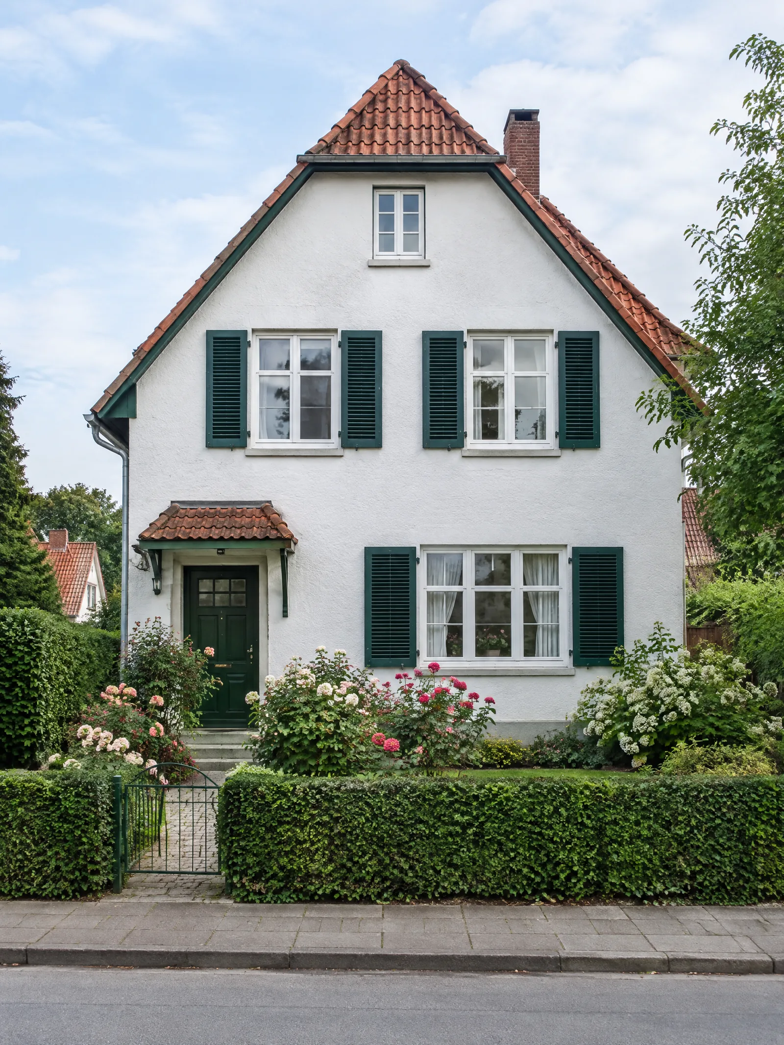 Zweifamilienhaus in Kranzbeck Mühlenkamp, Aussenansicht